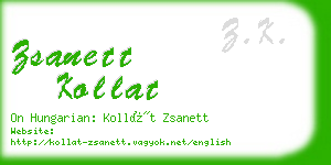 zsanett kollat business card